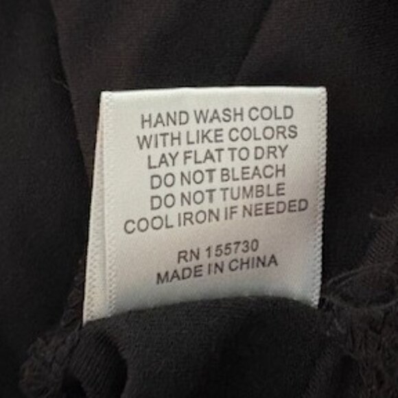 Rose & Olive Black and White Lined Long-Sleeve Tunic - Picture 6 of 6